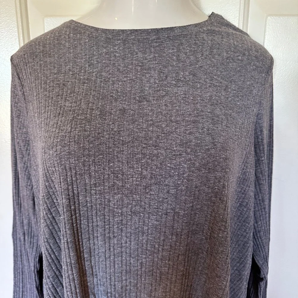 ASOS Long Sleeve Ribbed Tee - Picture 3 of 5